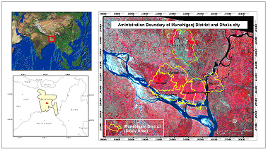 Εικόνα 2: Χάρτης θέσης της προς μελέτη περιοχής Πηγή: http://www.geoinfo.ait.ac.th/publications/ACRS2005_Prathumchai_K.pdf
